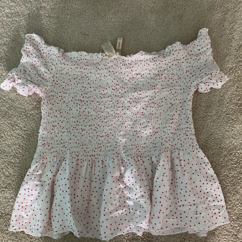 women’s off the shoulder baby toll top